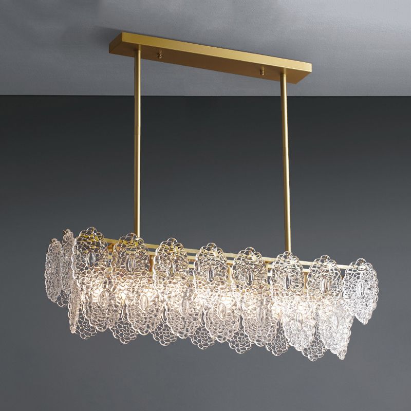 Modern Style Island Light Creative Glass Hanging Light for Dining Room