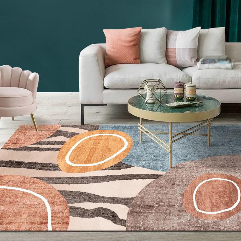 Modern marmeren look Tapijten Polyester Area Tapijt Non-slip achterste binnen Tapijt voor woonkamer