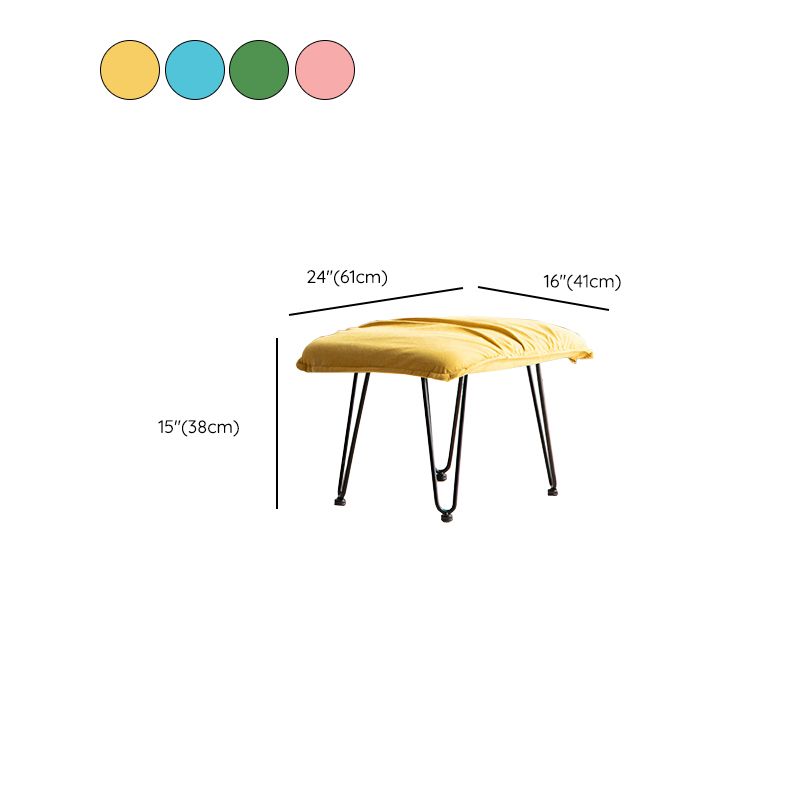 Modern Rocker Chair Upholstered with Dark legs Glider for Living Room