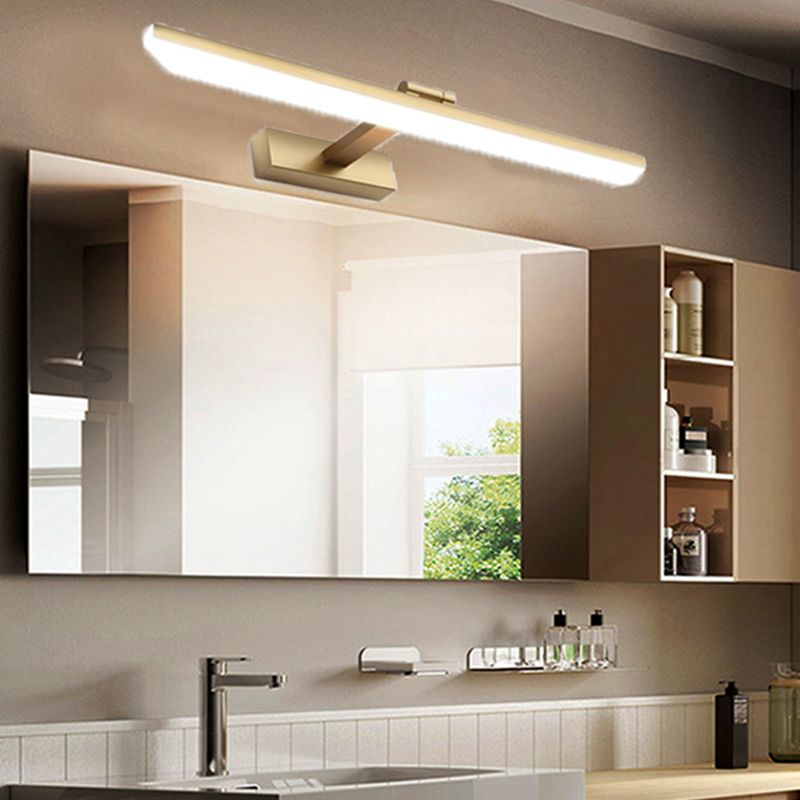 Modern Simple Makeup Mirror Lamp Bathroom Nordic LED Mirror Light Fixture