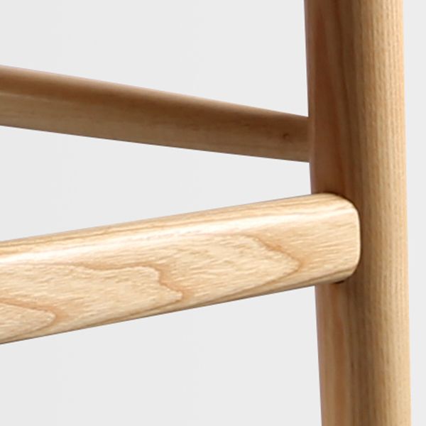 Glam Style Wood Dining Side Chair Armless Dining Chairs for Dining Room