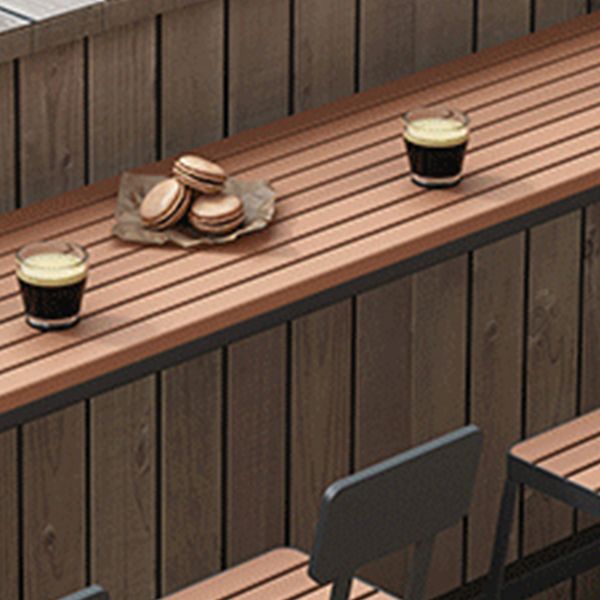 Contemporary Reclaimed Wood Bar Table Set 1/2/5 Pieces Counter Table