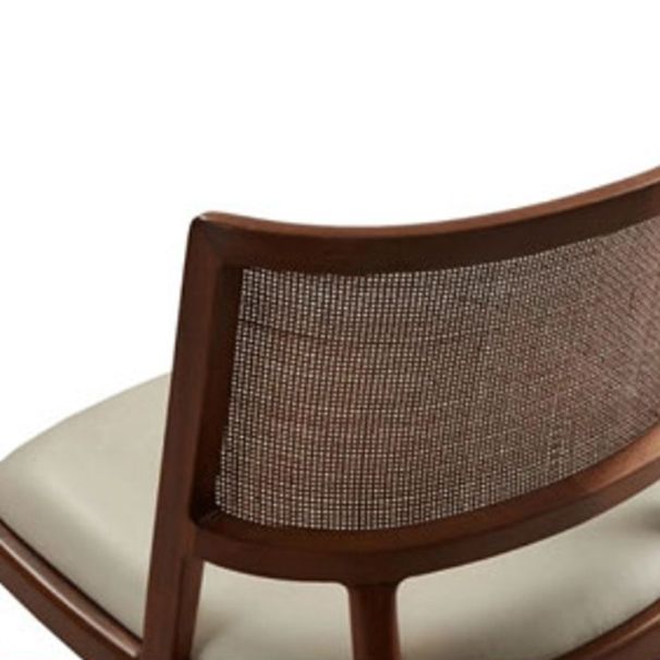Contemporary Style Chair Wood Open Back Dining Room Chair for Dining Room