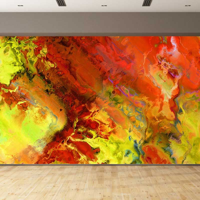 Abstract Wall Murals for Bedroom Moisture Resistant, Custom Size Available