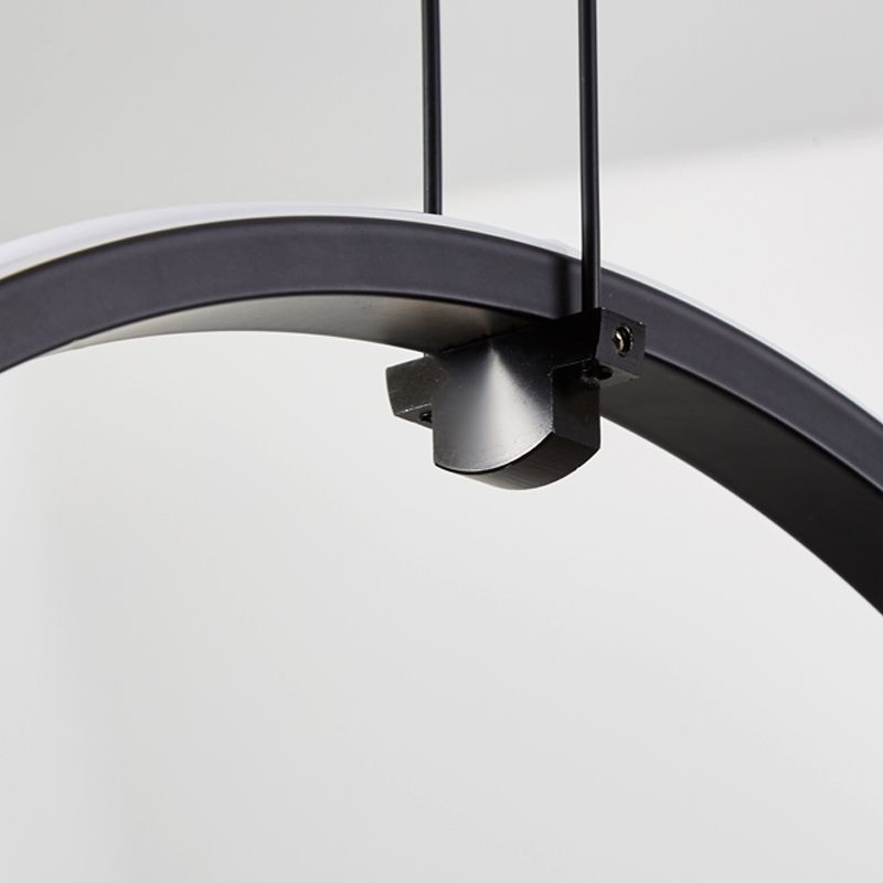 Minimaliste moderne à LED LEDTANT Metal 2 Light Island Light for Dining Room