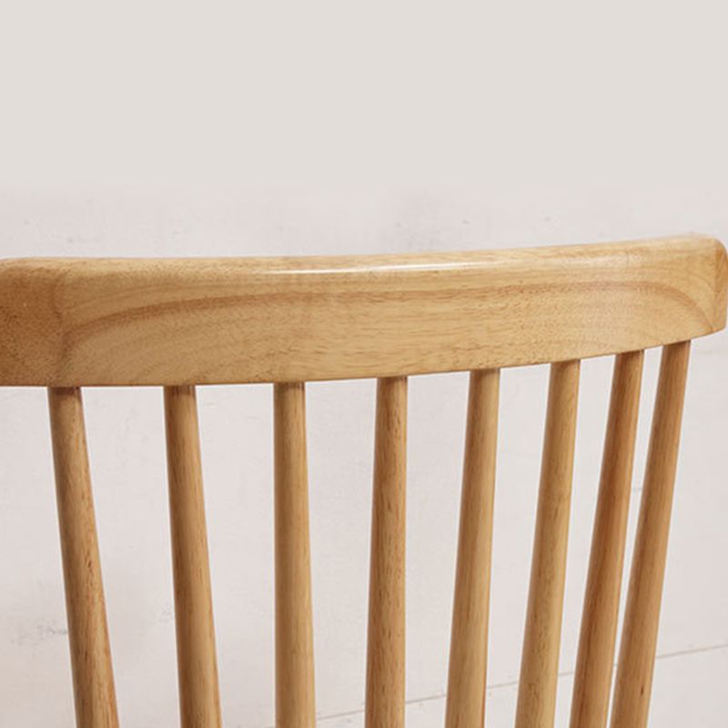 Contemporary Kitchen Dining Side Chairs Wood Slat Back Side Chairs