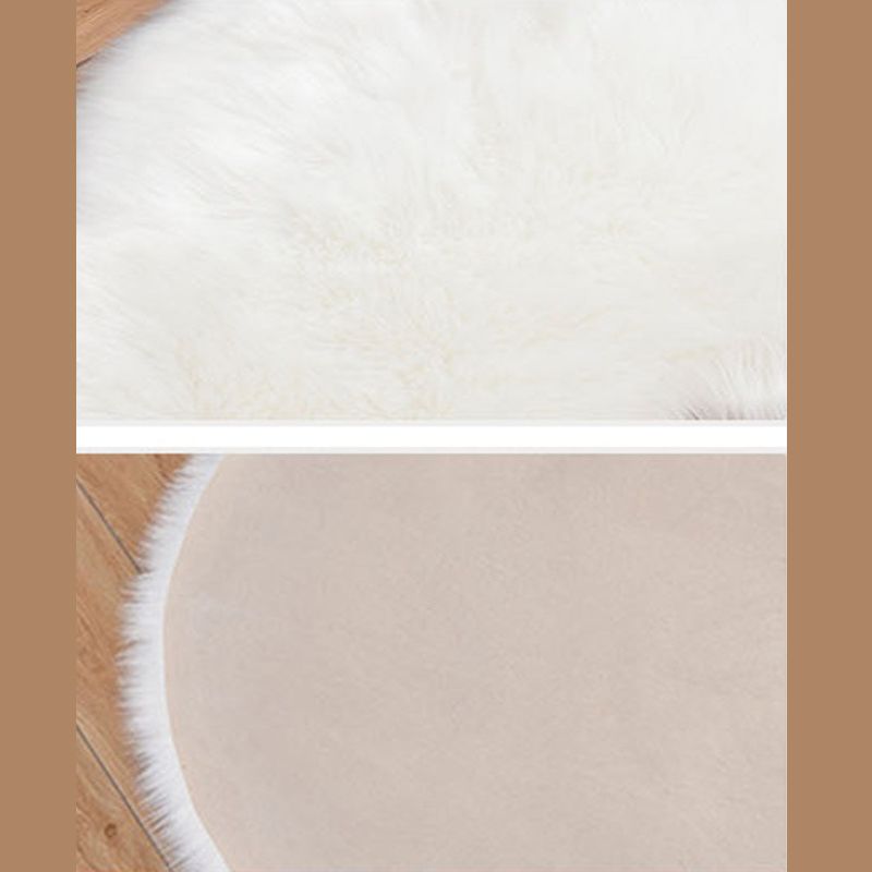 Modern Cloud Carpet Plain Indoor Rug Polyester Non-Slip Backing Shag Rug for Living Room