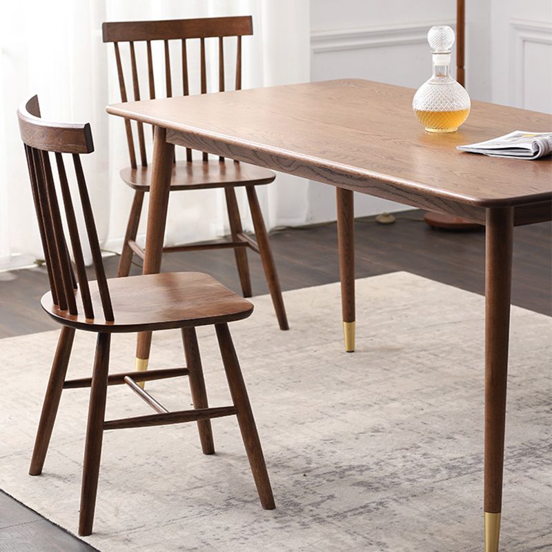 Modern Style Solid Wood Dining Sets with Rectangle Table Dining Furniture for Dining Room