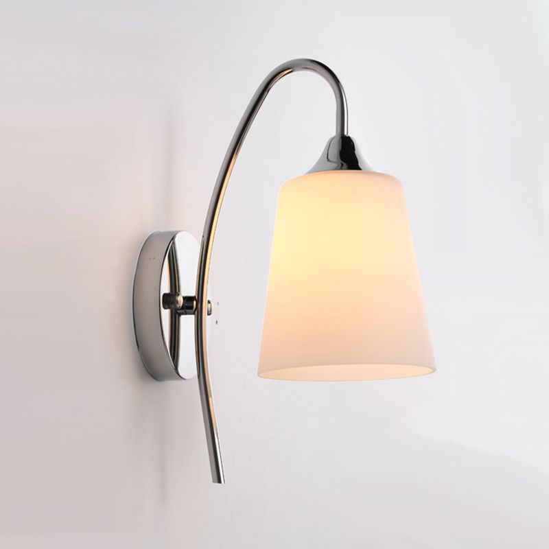 Contemporary Vanity Lighting Glass Wall Light Fixture for Bathroom
