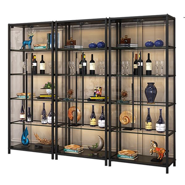 Luxury Floor Wine Bottle Rack Metal Bottle Holder for Living Room