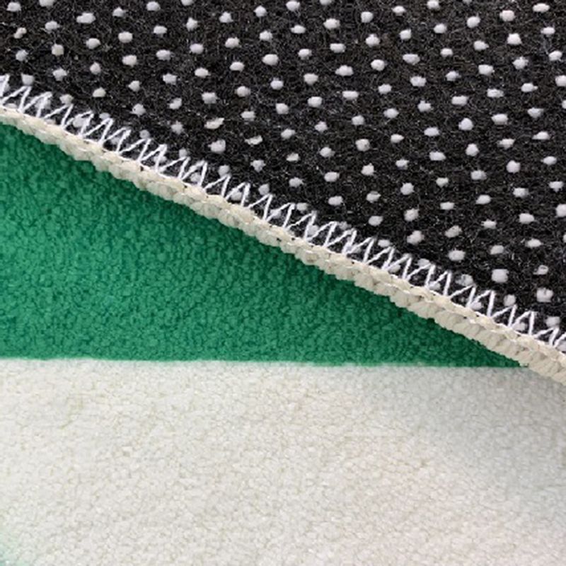 Gray Tone Stripe Rug Rectangle Stain Resistant Polyester Rug for Home Decor