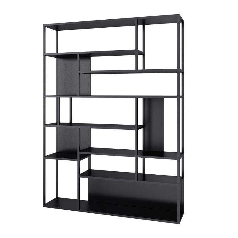 Modern Style Metal Bookshelf Open Etagere Shelf Bookcase for Office