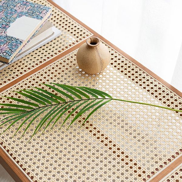 Tropical Entryway and Bedroom Bench Solid Wood Seating Bench with Legs