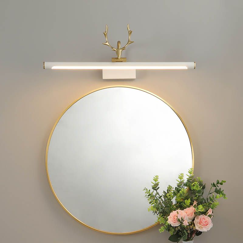 Minimalistische wandkandelspiegel Mirror Lichtwand gemonteerd eenvoudige wandlampwetsen voor toilet
