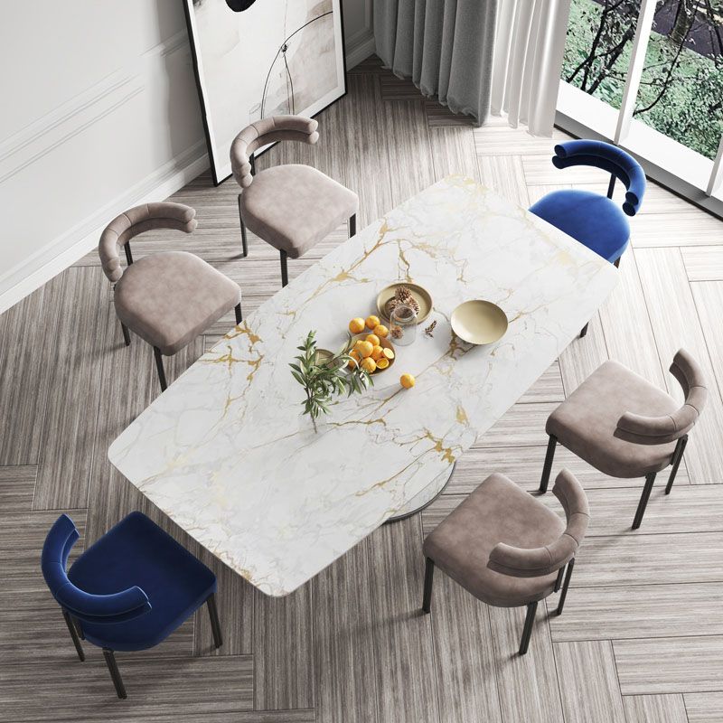 Designer stijl eetstoel stoel open rug armloze eetkamerstoel