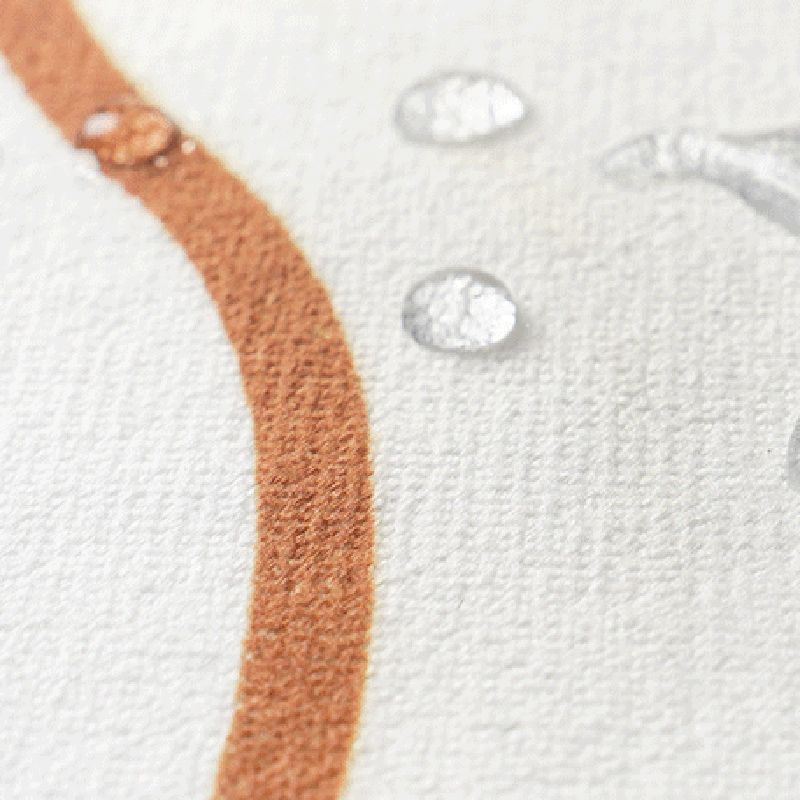 Minimalist Irregular Print Rug Apricot Tone Polyester Area Carpet Washable Rug for Living Room