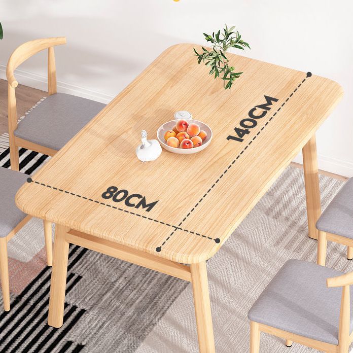 Modern Wood Dinette Set 1/2/3/5/7 Pieces Home Dining Table Sets