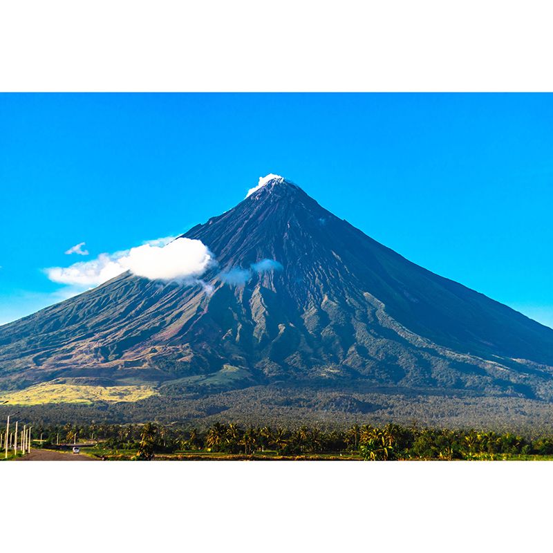 Wall Mural Mildew Resistant Wallpaper Mountain Landscapes Pattern for Wall Decor