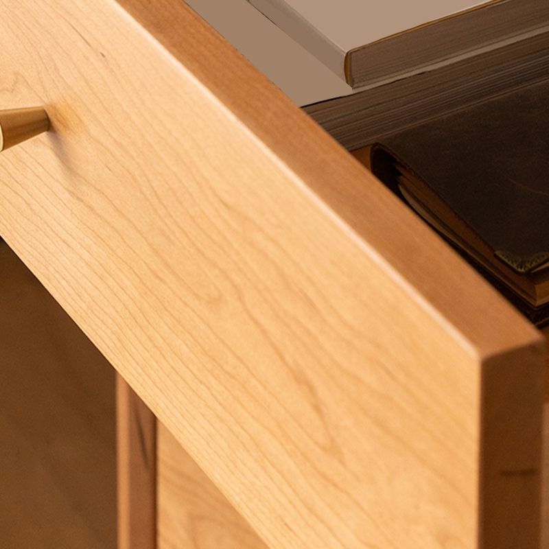 Contemporary Vertical Combo Dresser Solid Wood Storage Dresser for Home