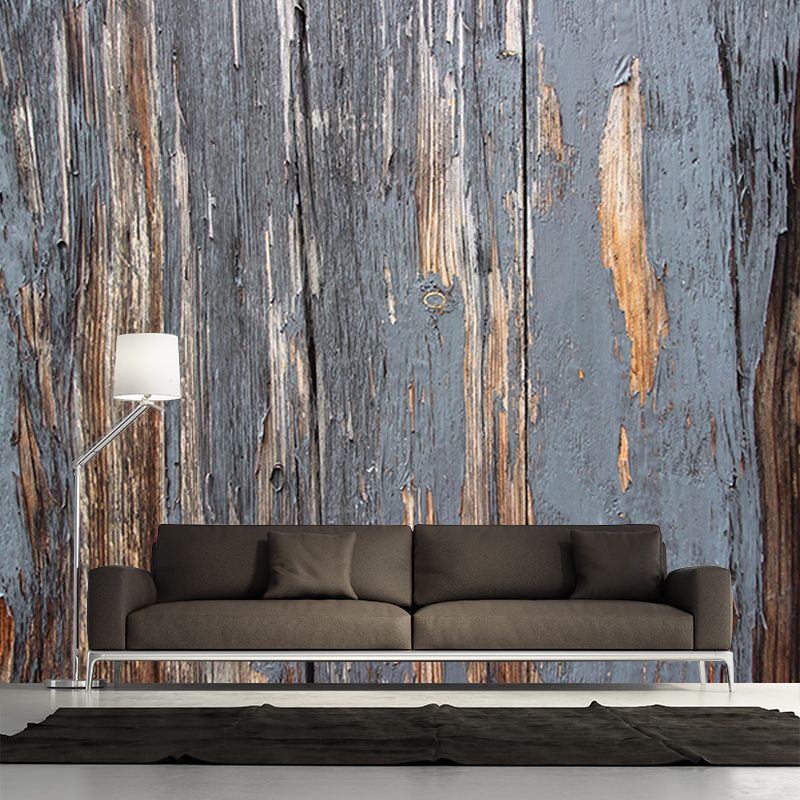 Horizontal Photography Wood Grain Mural Eco-friendly Wallpaper for Home Decor