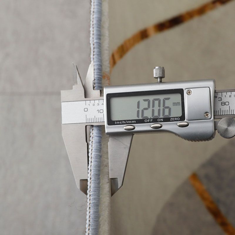 Orange Modern Rug Polyester Striped Rug Washable Indoor Rug for Home Decor