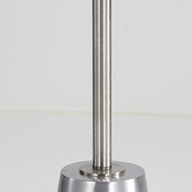 Mid-Century Metal Pedestal End Table Round Side End Table for Living Room