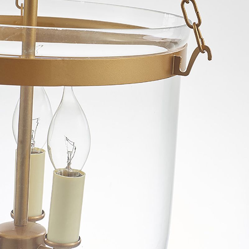 Glazen kroonluchter verlichtingsarmatuur Moderne 3-kops kroonluchter hanglamp