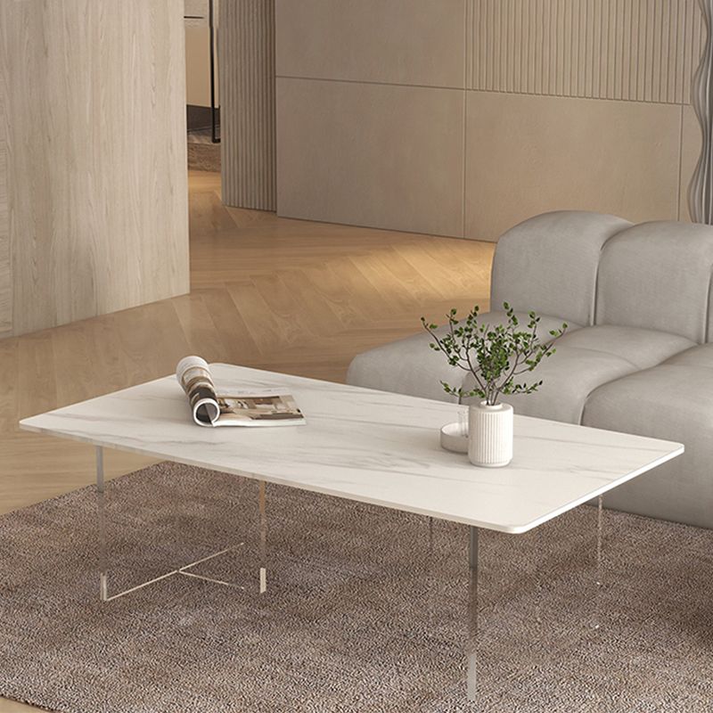 Slate Top Coffee Cocktail Table Sled Rectangle Coffee or End Table
