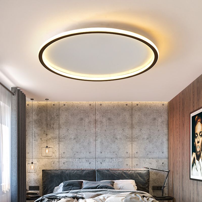 Moderne Flush Mount Light Armaturen Acryl 1 Licht Flush Light Fixtures