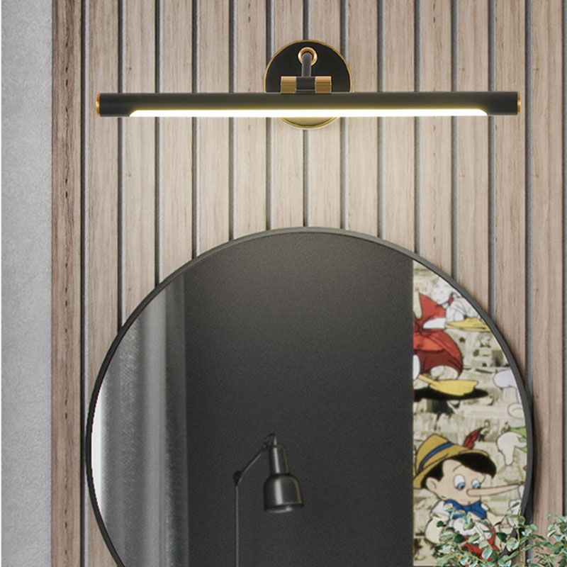 Nordic Modern Style LED Smart Mirror Lamp Flexible Mirror Light Fixture for Bathroom Washroom