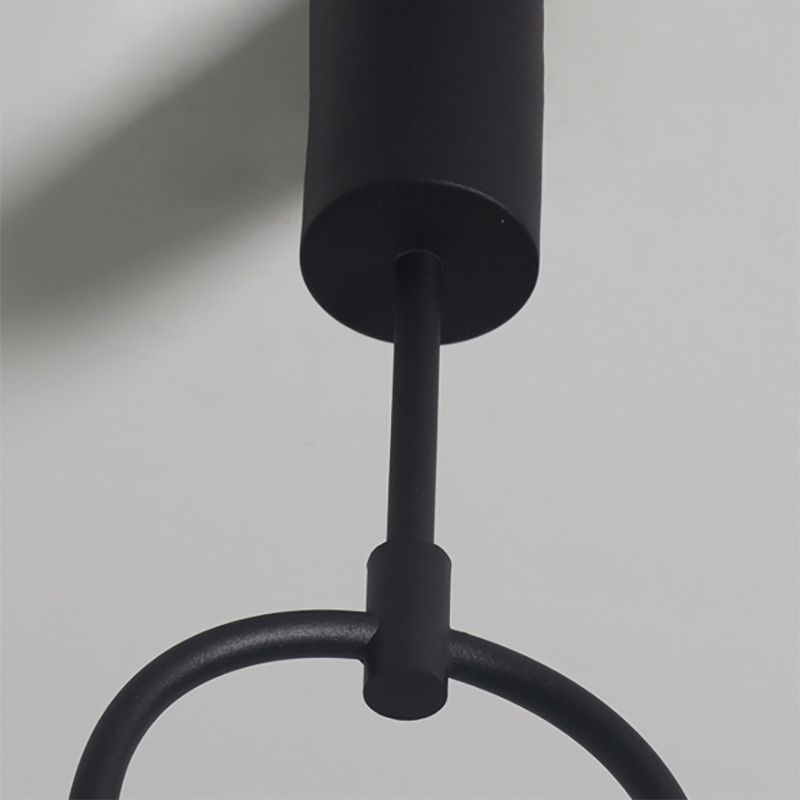 2-licht hanger lamp hedendaagse stijl lineaire vorm metallic hangend licht