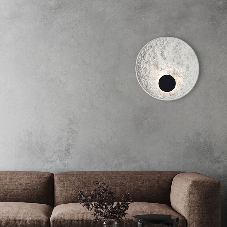 Lámpara de montaje de pared de resina de estilo moderno nórdico 1 LED DE ILUMINACIÓN DE ILUMPLACIÓN DE LA LED de 1 luces para sala de estar
