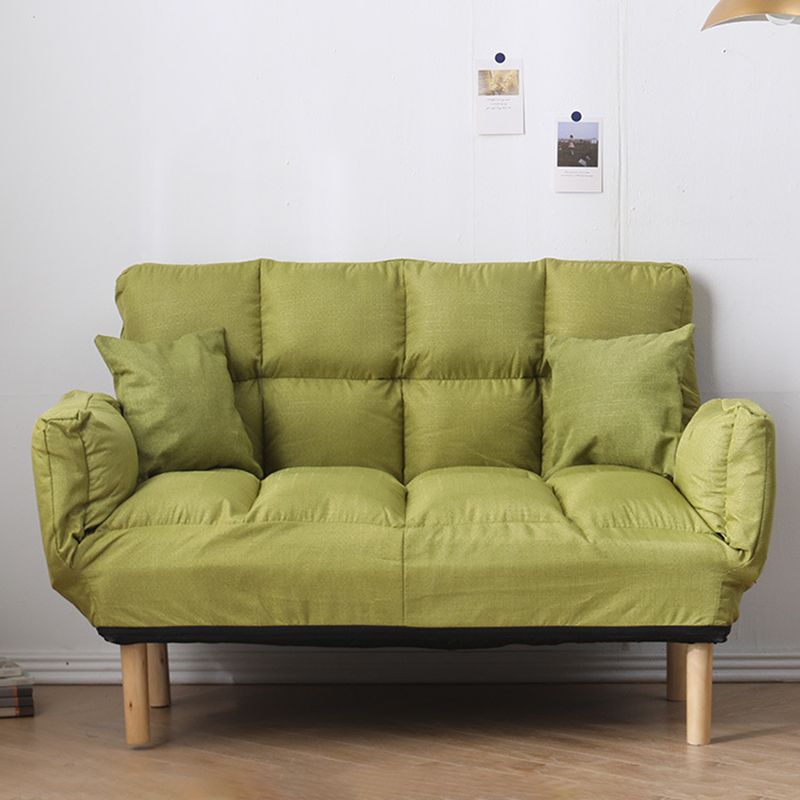 Contemporary Biscuit Back Square Arm Linen with Storage Seating