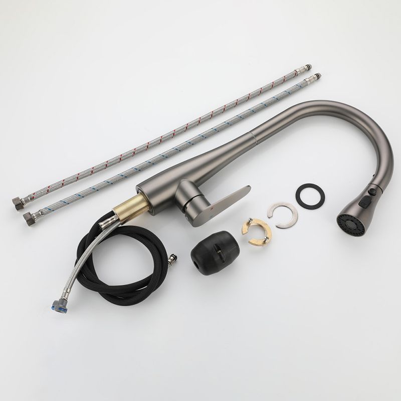 Pull down Kitchen Faucet Single Handle Faucet with Pull out Sprayer