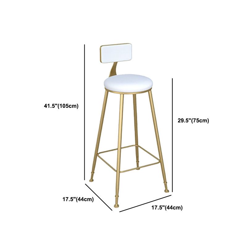 Glam 1/2/5 Pieces Bar Table Set Rectangle Bar Table with Metal High Stools for Home