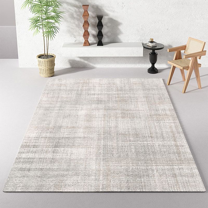 Modern Living Room Area Rug Apricot Polyester Rug Polyester Stain Resistant Area Carpet