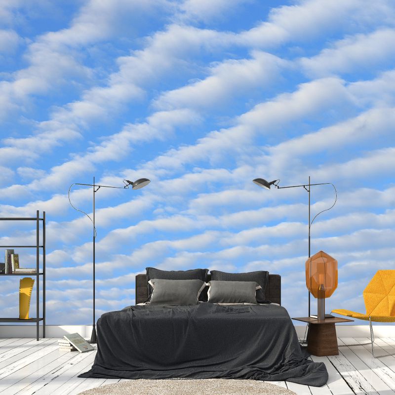 Cloud Sky Scene Sky Wall Mural Wallpaper Photography Mildew Resistant for Wall Decor