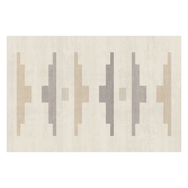 Moderne kaki -tint tapijt tapijt wasbaar wasbaar polyester tapijt woonkamer vlek resistent gebied tapijt