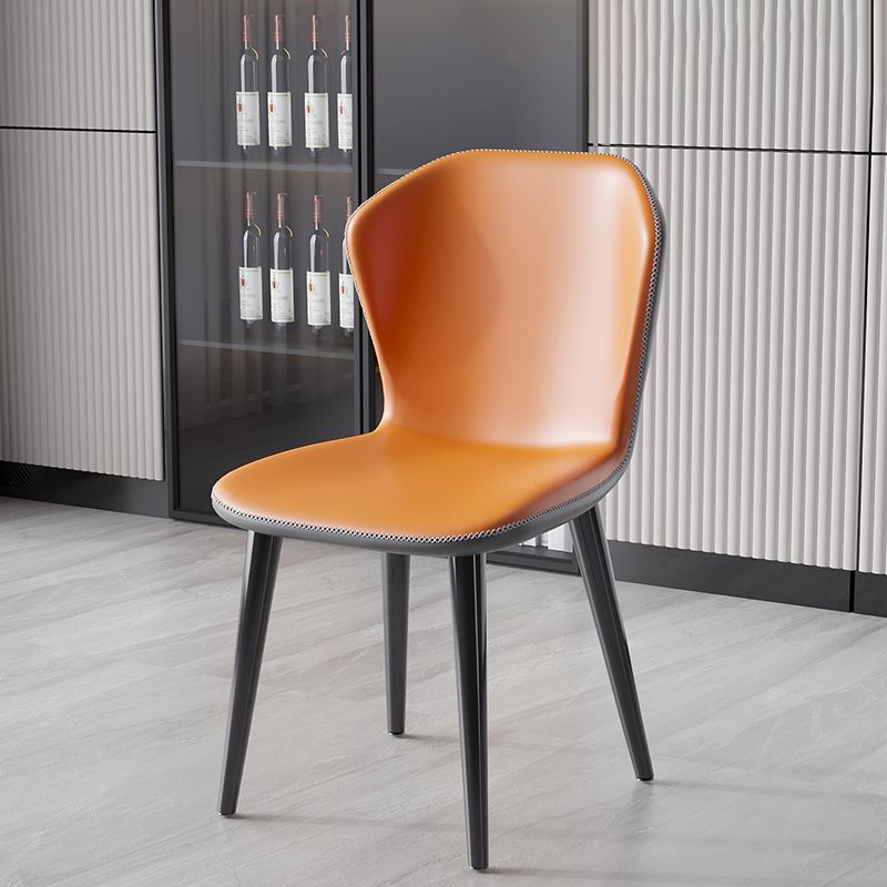 Modern Style Sintered Stone Dining Table with White Table and Trestle Base for Home Use