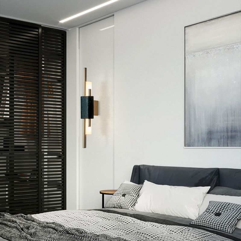 Creative Marble Wall Light Fixture Modern Style Wall Sconce Light