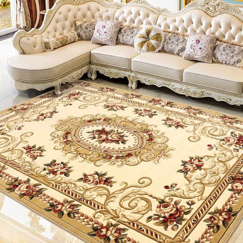 Modern European Style Rug Carpet Stain Resistant Rug for Living Room