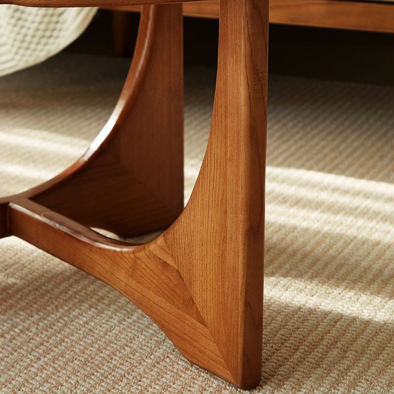 Glass Top Coffee or End Table Black Cross Legs Coffee Cocktail Table