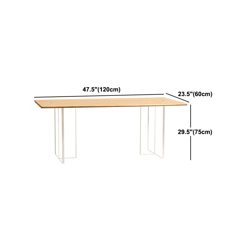 Minimalist Solid Wood Dining Set 1/2/4/5 Pieces Rectangular Dining Furniture Set