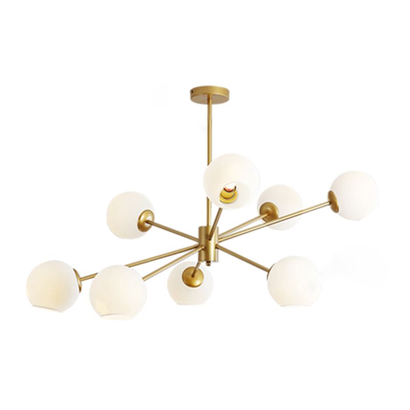 Nordisch moderne einfache leichte Luxusstil Anhänger Kronleuchter Licht für Wohnzimmer