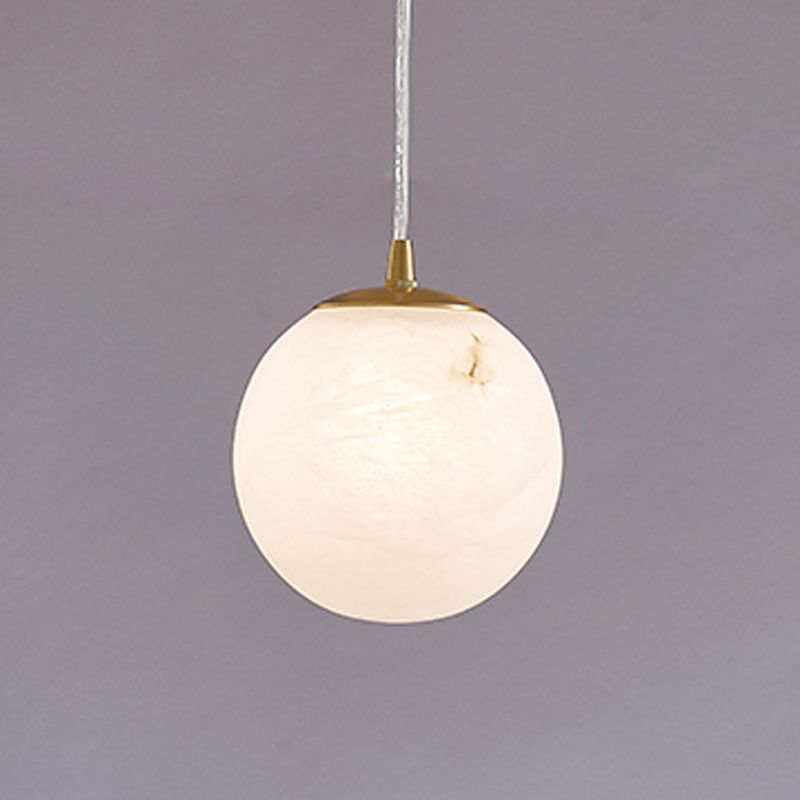 Marble Unique Shape Hanging Lights Modern Style Hanging Mount Fixture for Restaurant