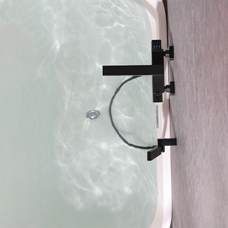 Wall Mounted Metal Freestanding Tub Filler Single Handle Freestanding Faucet