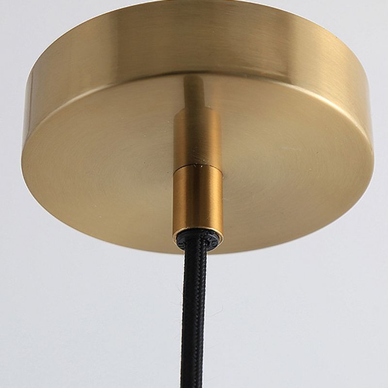 Nordic Style Circle Pendant Lighting Fixture Stone Living Room Suspension Pendant