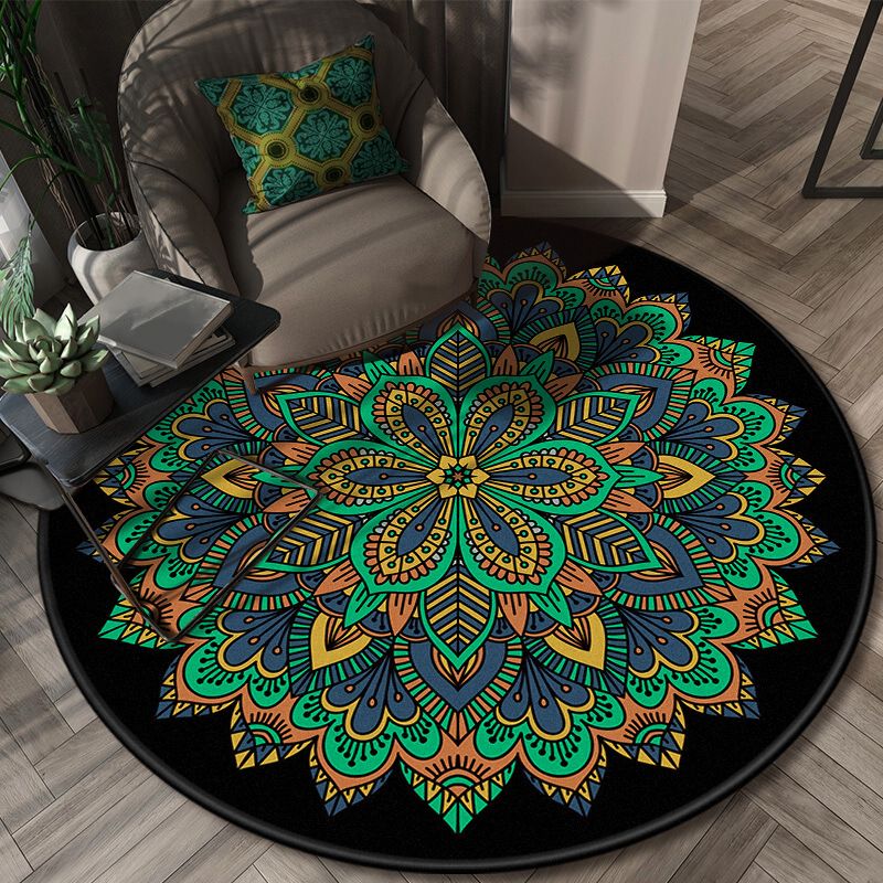 Tappeto glamour a strati di fiori a strati moquette con lavaggio antiscivolo a strati multicolori multicolore
