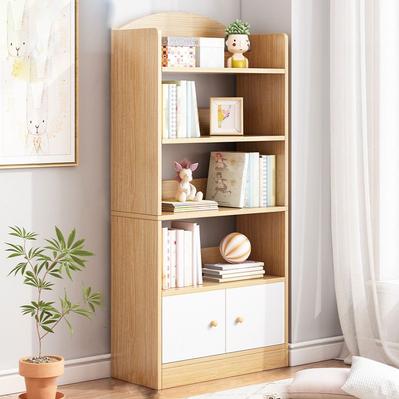 Modern Style Bookshelf Engineer Wood Bookcase for Home Study Room
