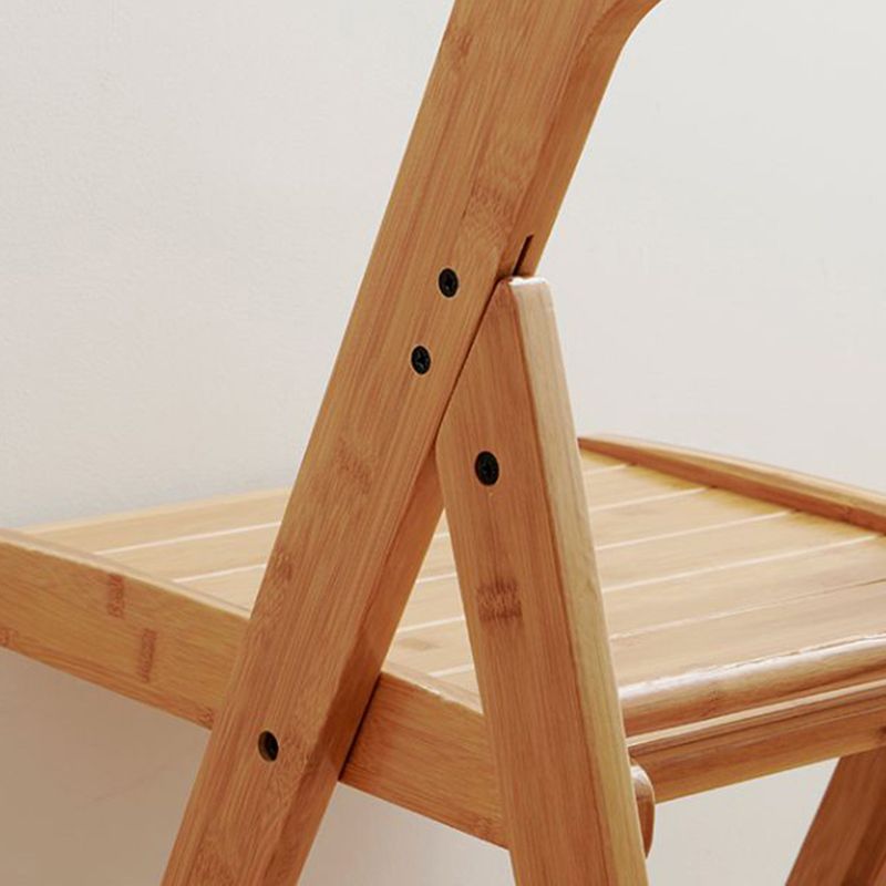 Modern Folding Dining Side Chair Wooden Outdoor Bistro Chairs